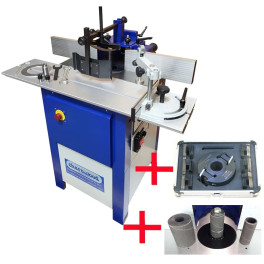 (image for) Charnwood W045P Spindle Moulder, CB9830 Cutterblock & W030SD Sanding Kit (Package Deal)