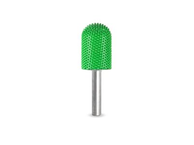 (image for) Saburr Tooth 6mm Shank Ball Nose Burr - 3/4" Coarse