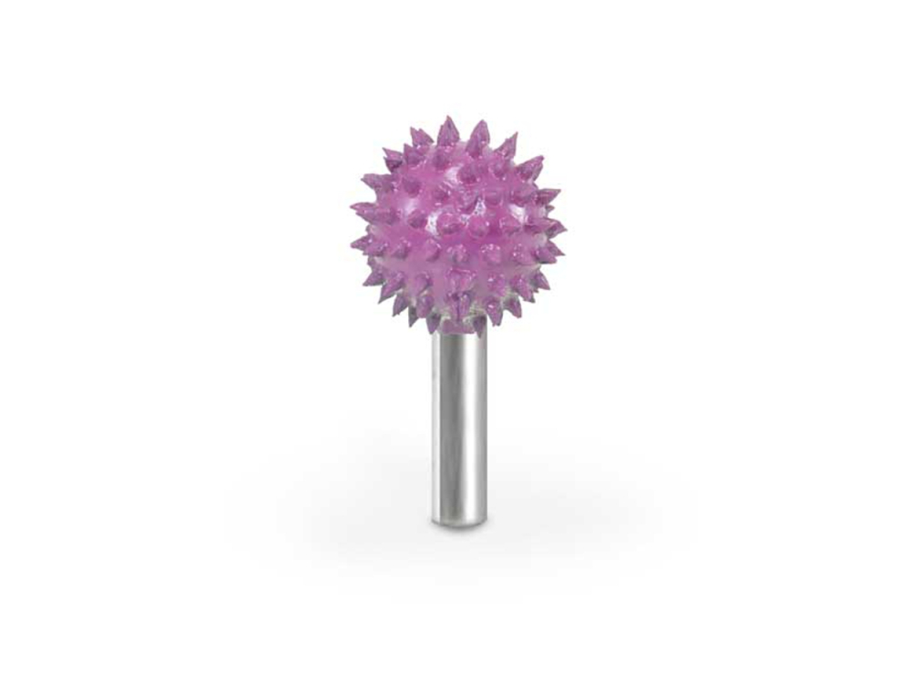 (image for) Saburr Tooth 1/4" Shank Sphere Burr - 7/8" Supreme 132 grit