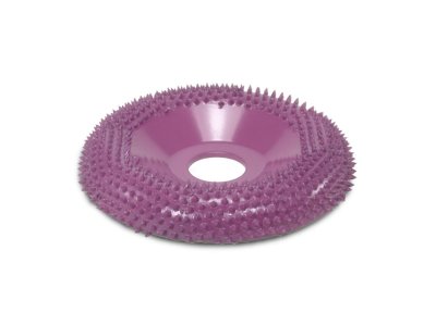 (image for) Saburr Tooth Round Face Carving Wheel - 4" Supreme 132 grit