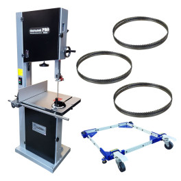 (image for) Charnwood C18BXP Cobra 18" Bandsaw With 3 Extra Blades & Wheel Kit (Package Deal)