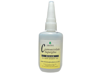(image for) Chestnut Cyanoacrylate Superglue - Medium 50g