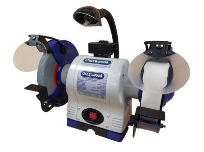 (image for) Charnwood BG8 8" Bench Grinder, 40mm White Stone