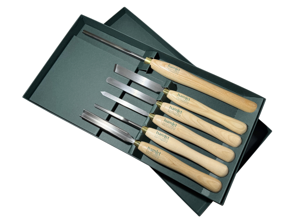 (image for) Hamlet 6 Piece Spindle & Bowl Turning Tool Set