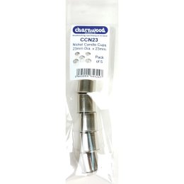 (image for) Charnwood CCN23 Nickel 21mm Candle Cup - Pack of 5