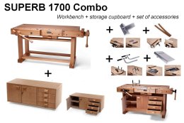 (image for) Ramia Superb 1700 Workbench + Storage Cupboard & Accessory Kit