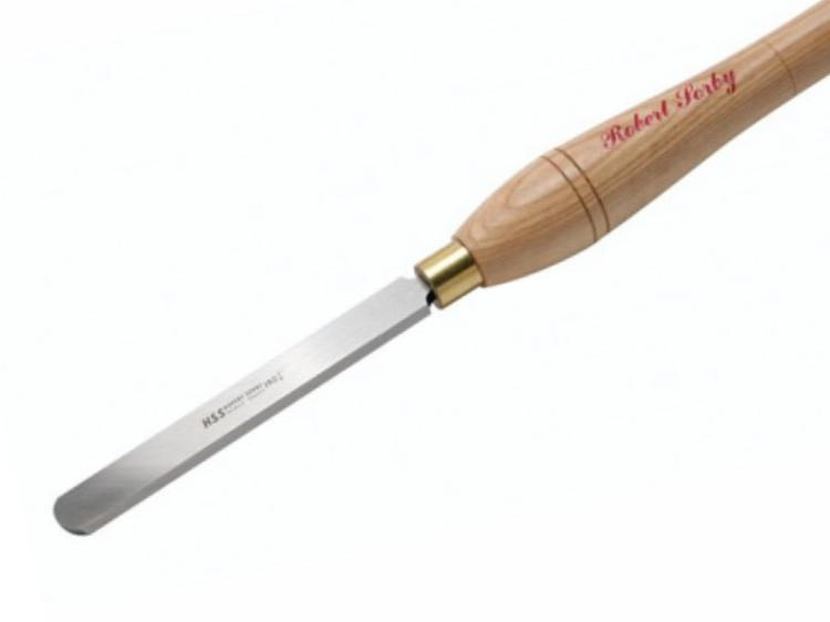 (image for) Robert Sorby Round Nose Scraper 1" - Handled