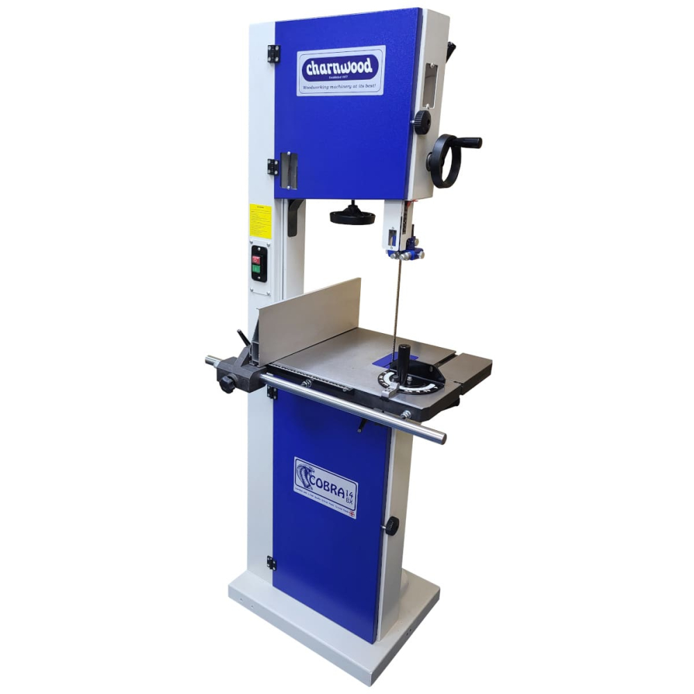 (image for) Charnwood C14BXP Cobra 14" Bandsaw with 3 Extra Blades & Wheel Kit (Package Deal)