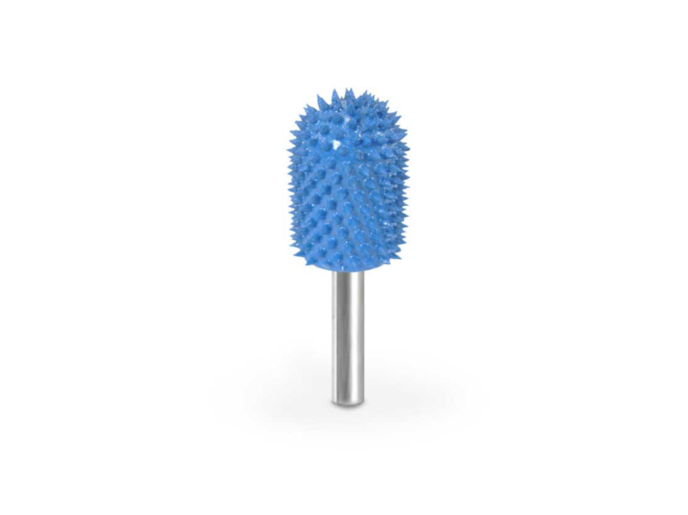 (image for) Saburr Tooth 1/4" Shank Ball Nose Burr - 3/4" Supreme 125 grit