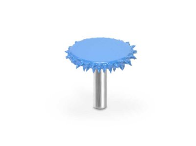 (image for) Saburr Tooth 1/4" Shank Rotosaw Burr - 1 1/4" Supreme 125 grit