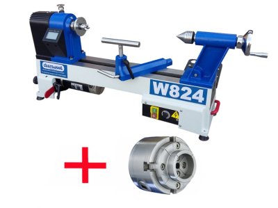 (image for) Charnwood W824 Midi Lathe & Viper2 Chuck (Package Deal)