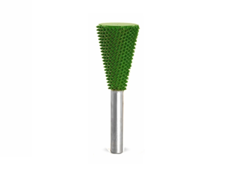 (image for) Saburr Tooth 6mm Shank Dovetail Burr Safe End - 3/4" Coarse