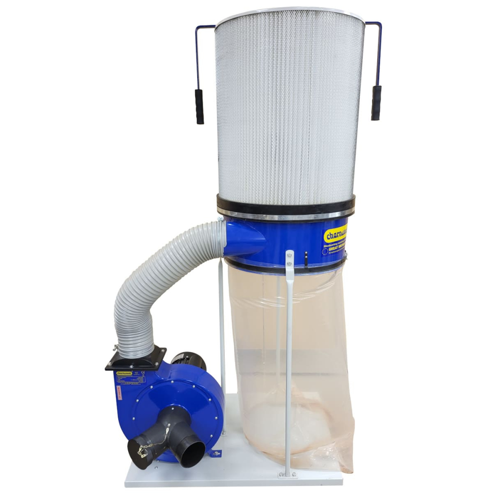 (image for) Charnwood W691CF 2hp Single Bag Dust Extractor with Cartridge Filter (Package Deal)