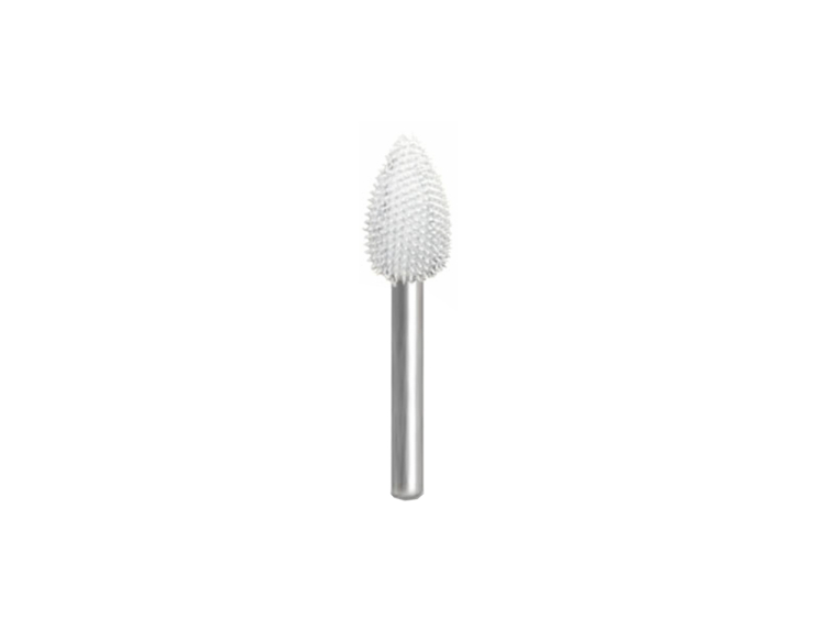 (image for) Saburr Tooth 1/8" Shank Flame Burr - 3/8" Extra Fine