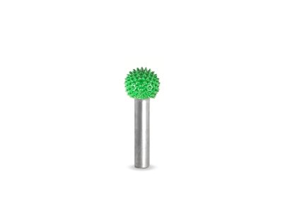(image for) Saburr Tooth 1/4" Shank Sphere Burr - 1/2" Coarse