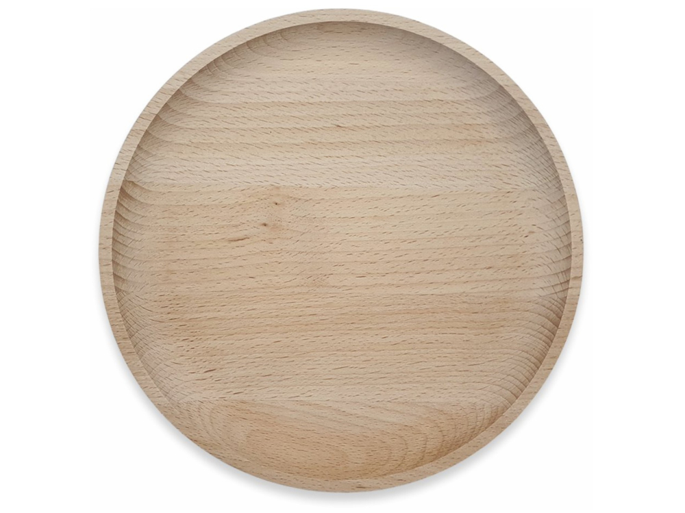 (image for) Pyrography Blank - Round Shallow Dish