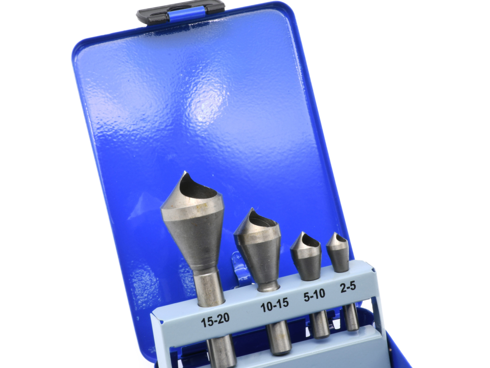 (image for) Planet 4 Piece HSS Countersink Set in Metal Case