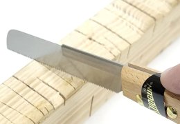 (image for) Shogun FLB100 High Precision Dozuki Japanese Pull Saw - 100mm