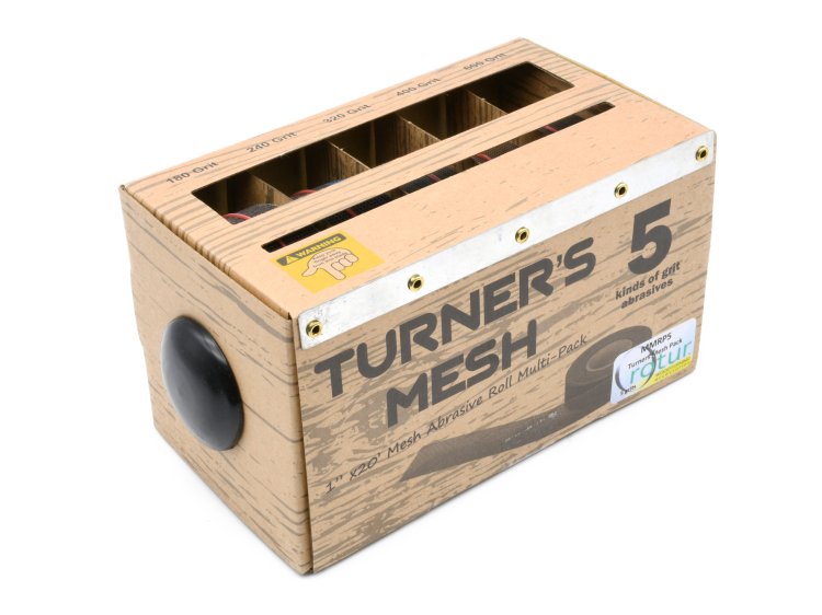 (image for) Rotur Turners Mesh Abrasive Rolls 5-Grit Pack