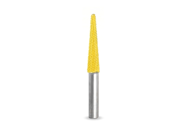 (image for) Saburr Tooth 6mm Shank Taper Burr - 1/4" Fine