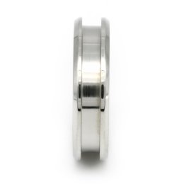 (image for) Rotur 6mm Stainless Steel Inlay Ring Core N UK (6.5 US)