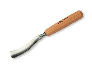 Stubai Carving Tool #16 Bent Gouge - 12mm (image for) Stubai Carving Tool #16 Bent Gouge - 12mm