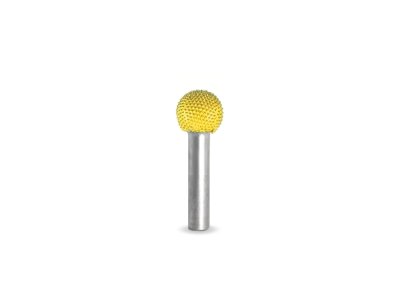 (image for) Saburr Tooth 1/4" Shank Sphere Burr - 1/2" Fine