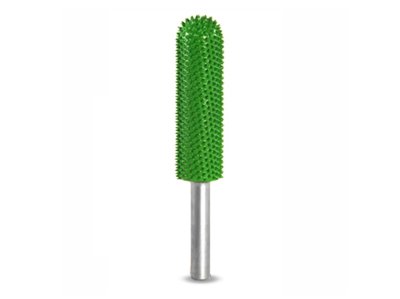 (image for) Saburr Tooth 6mm Shank Ball Nose Burr - 1/2" x 2" Coarse