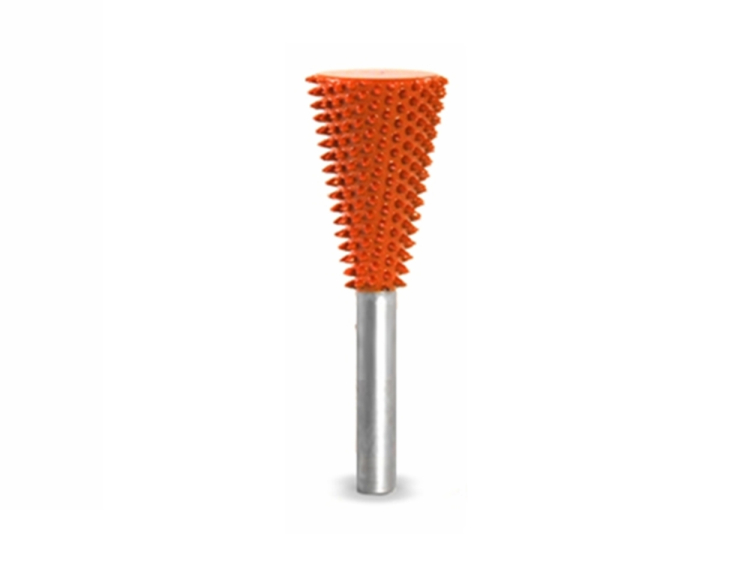 (image for) Saburr Tooth 6mm Shank Dovetail Burr Safe End - 3/4" Extra Coars