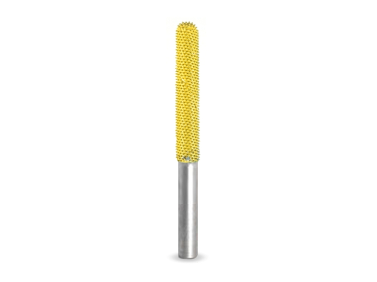 (image for) Saburr Tooth 1/4" Shank Ball Nose Burr - 1/4" Fine