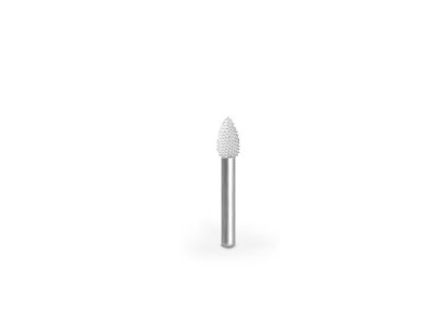(image for) Saburr Tooth 1/8" Shank Flame Burr - 1/8" Extra Fine
