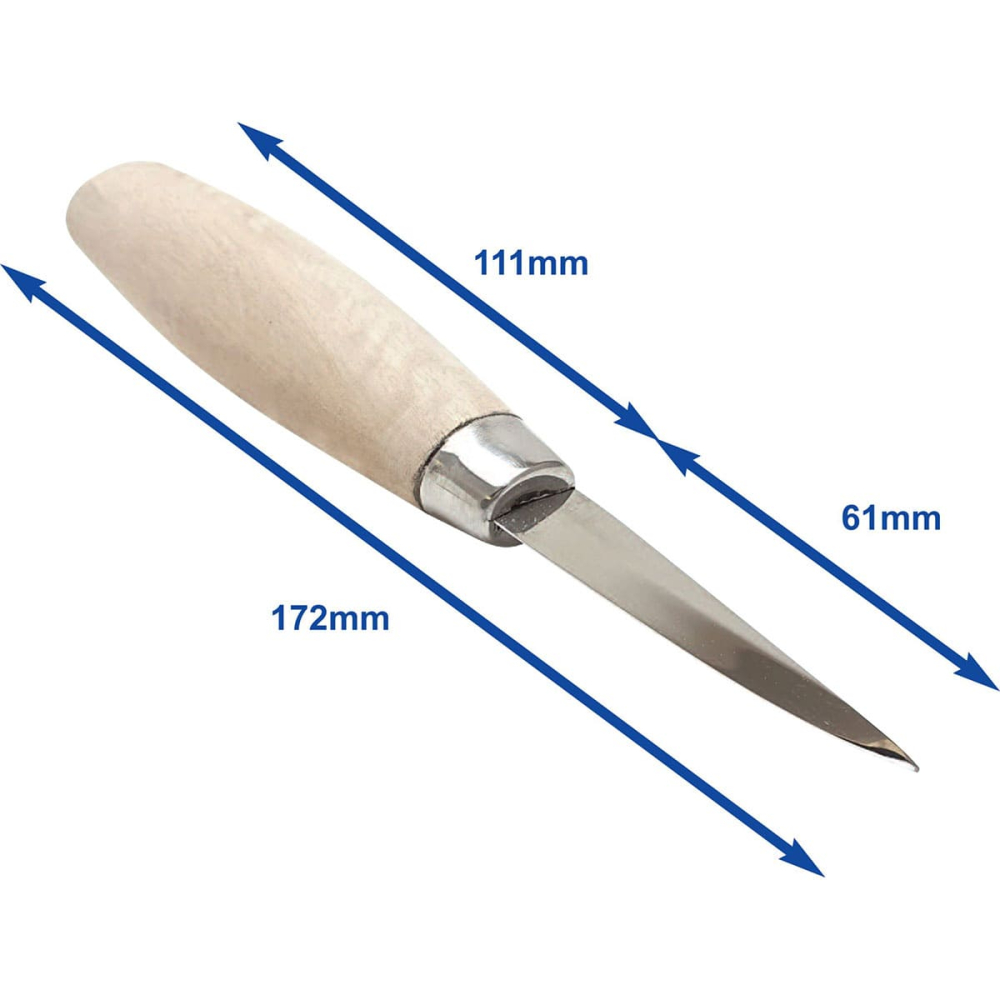 (image for) Beber Sloyd Pattern Whittling Knife - 2.1/4" Blade