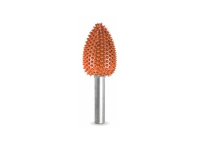 (image for) Saburr Tooth 6mm Shank Flame Burr - 3/4" Extra Coarse