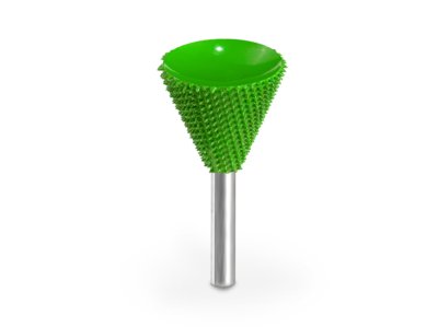 (image for) Saburr Tooth 1/4" Shank Eye Cutter - 1" Coarse