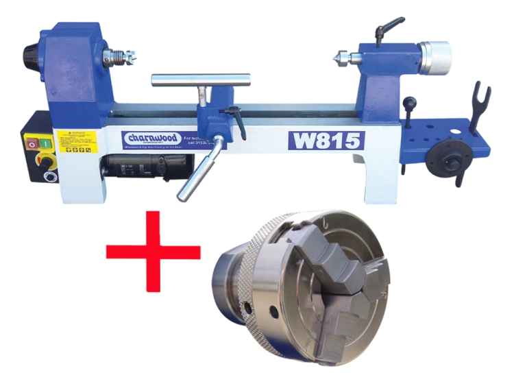(image for) Charnwood W815 Mini Lathe & W810 Chuck (Package Deal)