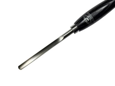 (image for) Crown Cryo Spindle Gouge 1/2" (13mm) - Black Ash Handle
