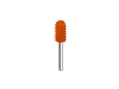(image for) Saburr Tooth 1/8" Shank Ball Nose Burr - 1/4" Extra Coarse