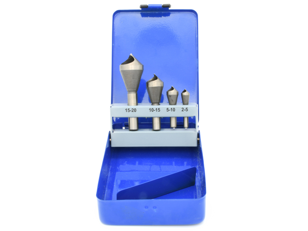 (image for) Planet 4 Piece HSS Countersink Set in Metal Case
