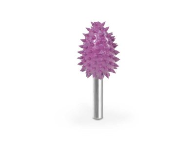 (image for) Saburr Tooth 1/4" Shank Flame Burr - 3/4" Supreme 132 grit