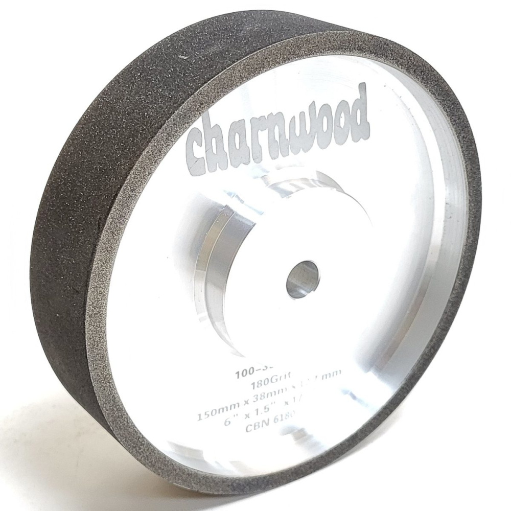 (image for) Charnwood BG6P2 Bench Grinder With CBN Wheel & Woodturners Sharpening System (Package Deal)