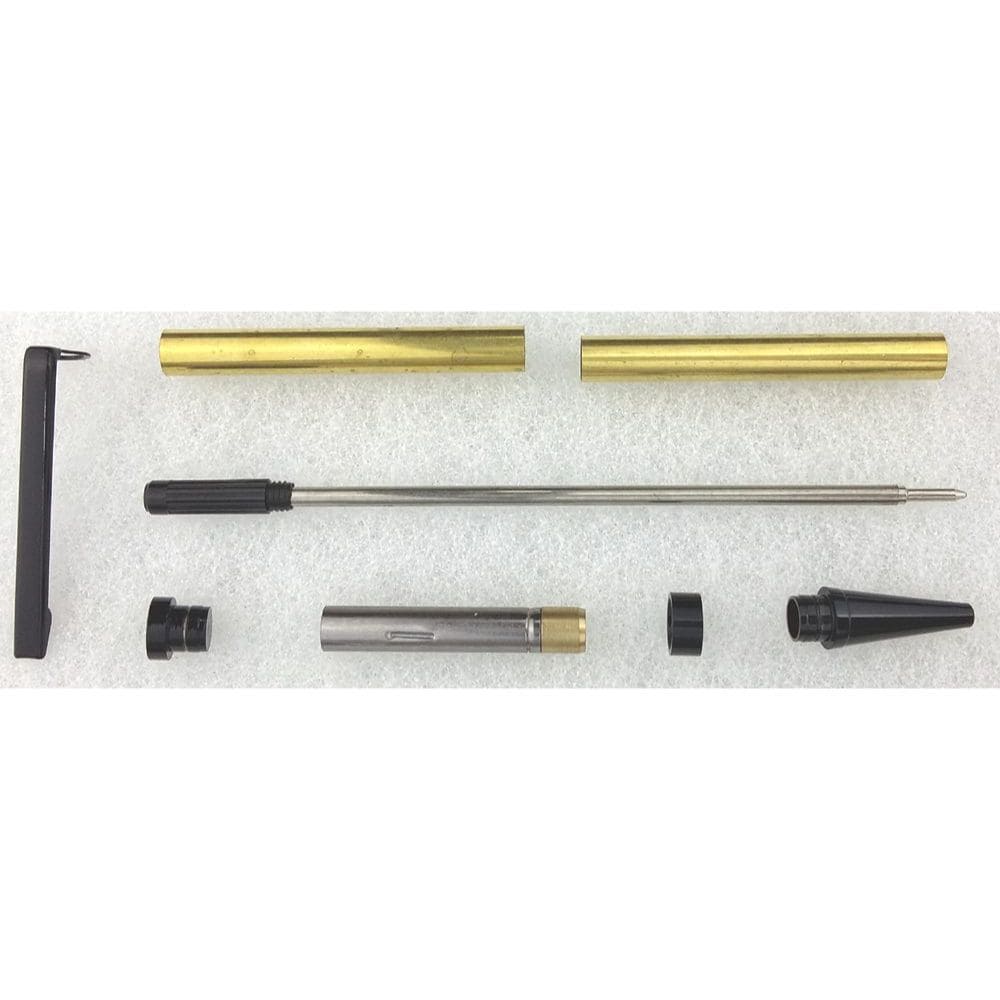 (image for) Charnwood PEN7BC 7mm Slimline Twist Pen - Black Chrome