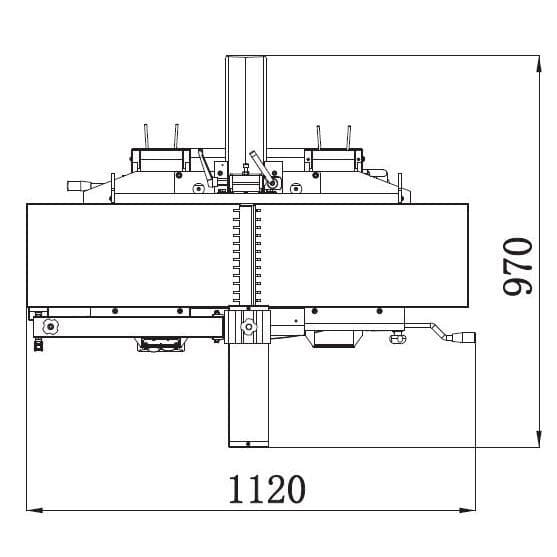 (image for) Charnwood PT10S 10" x 7" Planer Thicknesser With 44 x TC Cutters In Spiral Block