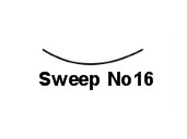 (image for) Stubai Carving Tool #16 Bent Gouge - 12mm