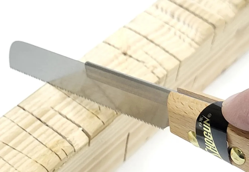 (image for) Shogun FLB100 High Precision Dozuki Japanese Pull Saw - 100mm