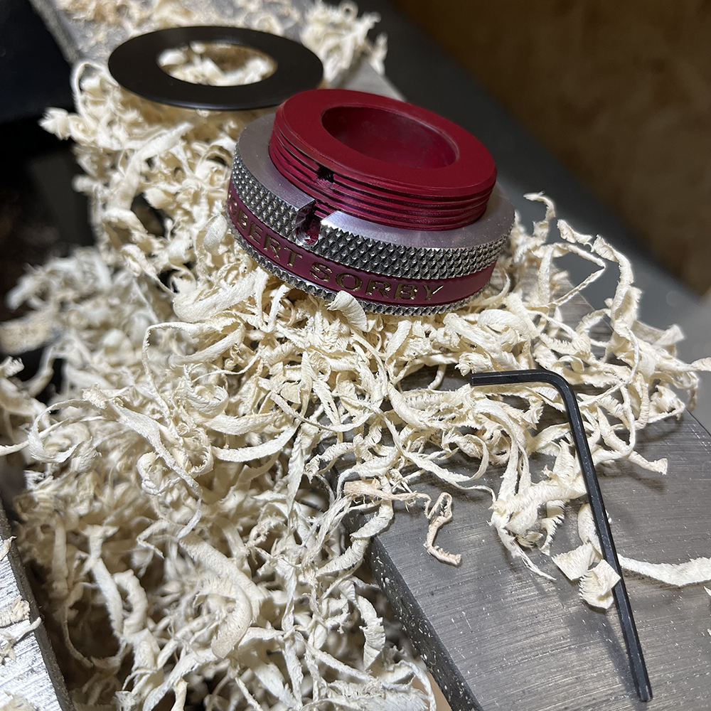 (image for) Robert Sorby Tool Rest Adjustment Collar 25.4mm (1") - Red