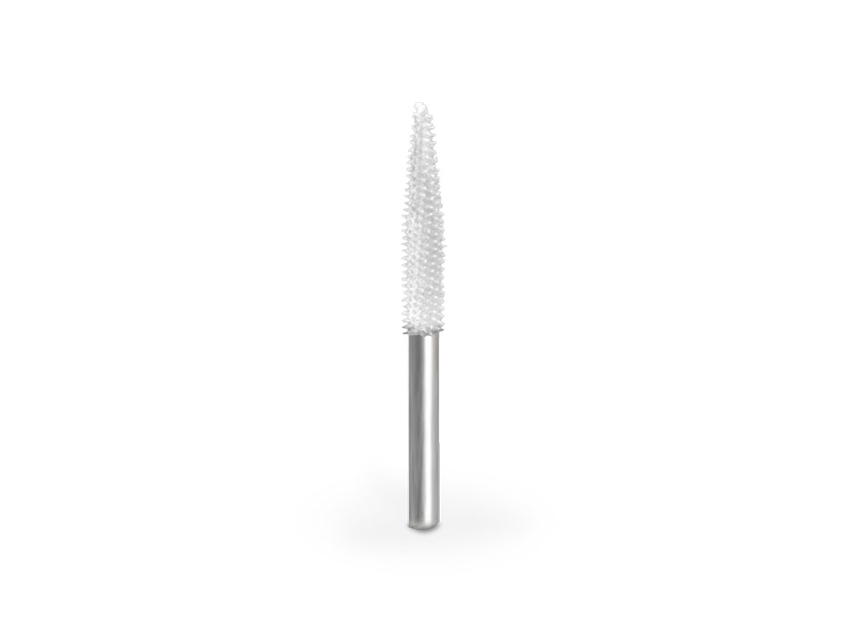 (image for) Saburr Tooth 1/8" Shank Long Taper Burr - 1/8" Extra Fine