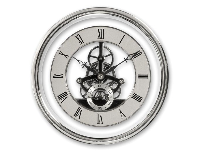 (image for) Silver Skeleton Clock Movement - 150mm