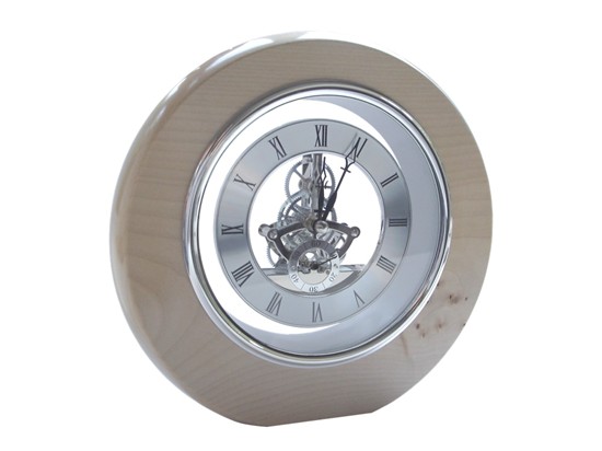 (image for) Silver Skeleton Clock Movement - 150mm